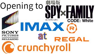 Opening to SpyxFamily Code: White 2024 IMAX at Regal Cinemas