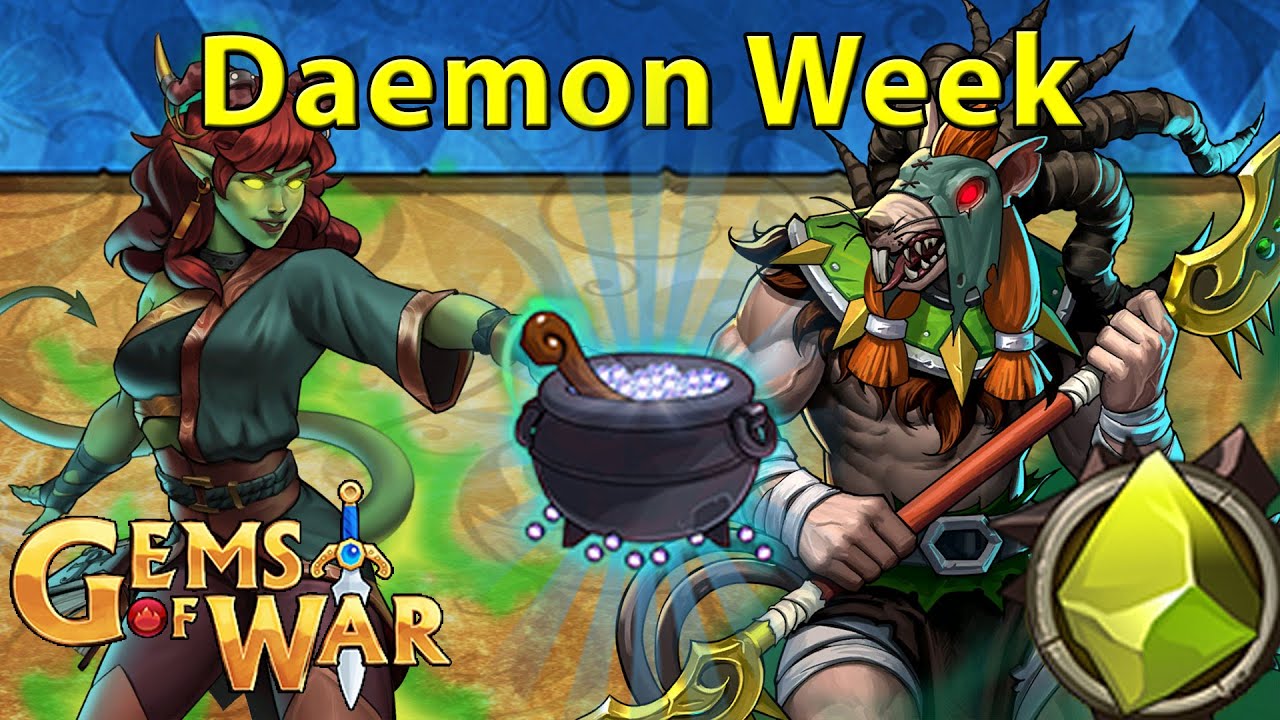 Gems of War: Event Objectives | Daemon Week and Guild Wars