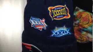 Patriots Super Bowl Patches Navy Knit Beanie Hat By New Era