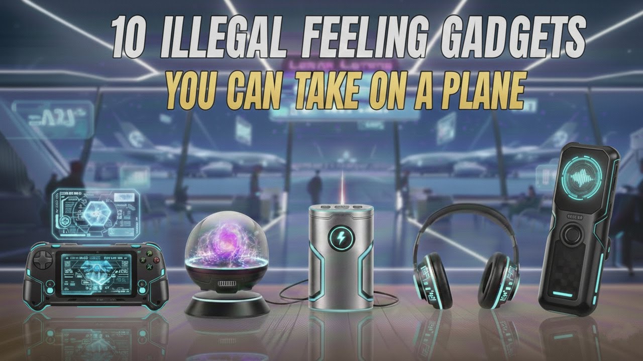 10 “Illegal-Feeling" Gadgets You Can Legally Take on a Plane!