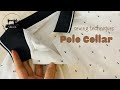 How to sew a polo collar very easy step by step  nabiesew