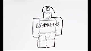 roblox character drawing draw down upside