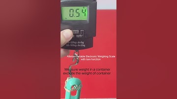 Alliston Portable Electronic Weighing Scale with tare function