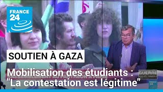 Mobilisation étudiante en soutien à Gaza : 