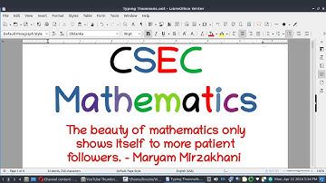May 2022 Question 10 b CSEC Mathematics Past Paper Solution