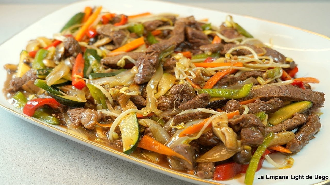 Receta de Ternera en Salsa de Ostras China