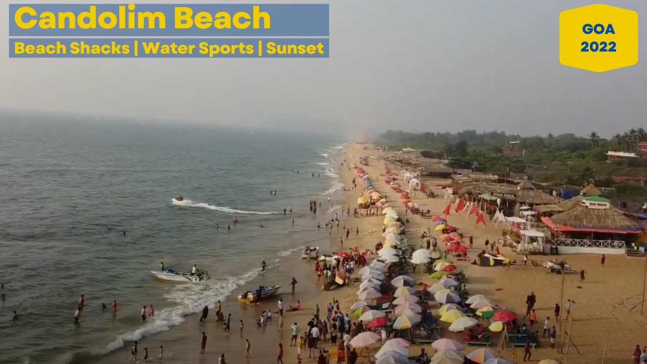 Candolim Beach Goa Shacks Beach Beds Water Sports Ep. 14 YouTube