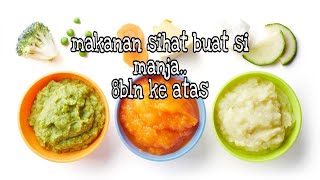 Idea Makanan sihat untuk bayi 8 bulan keatas 