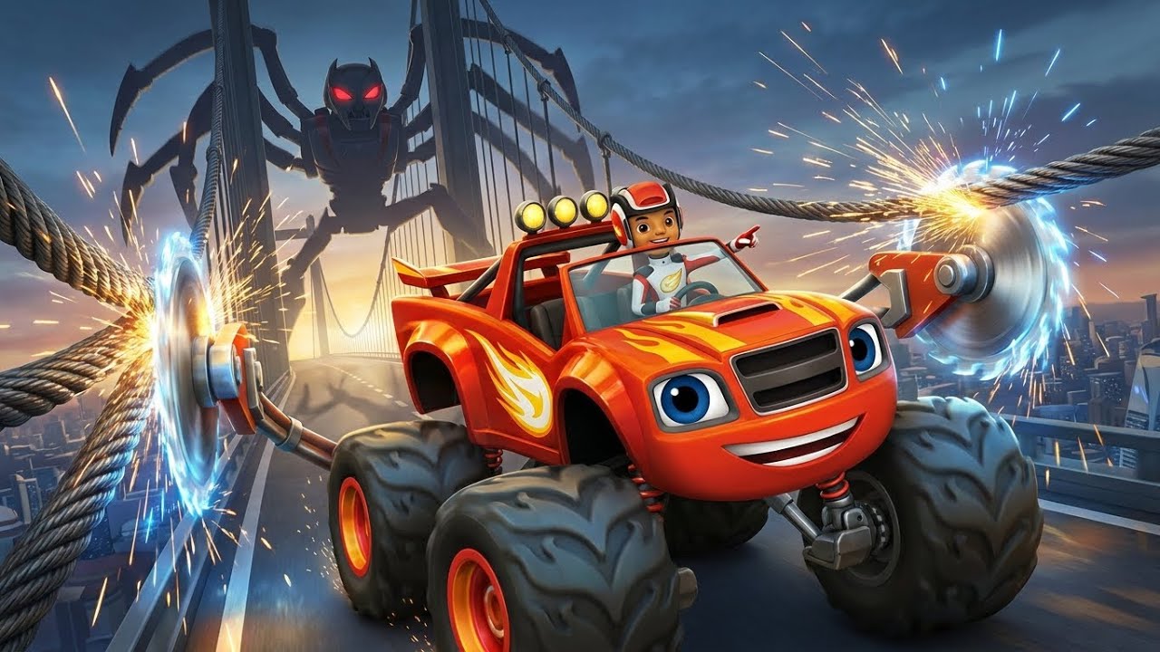 Blaze and the Monster Machines FULL Episode | The Iron Spider Invasion! 🕷️  | series DR.Tony