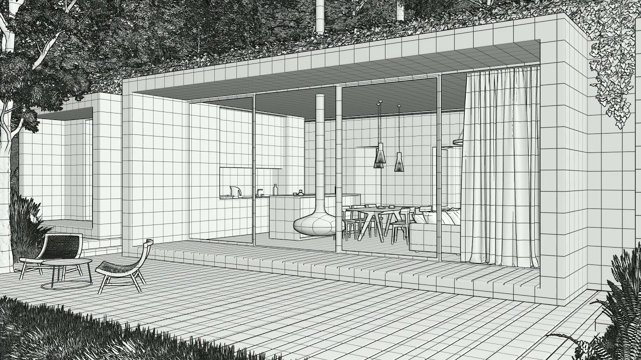 Lumion blueprint - Transition from render to model animation