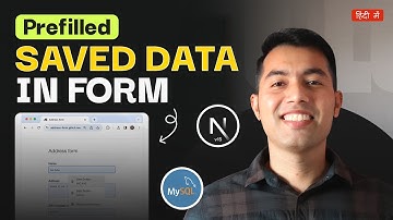 How to Pre-Fill Forms in Next.js🔥Auto-Load User Data from MySQL using React Hook Form + Zod