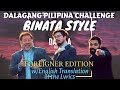 Dalagang pilipina challenge foreign men join the challenge tagalogenglish  puting pinoy