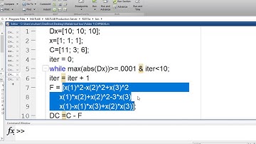 Ex.6.6 | Newton Raphson method MATLAB example from Hadi Sadaat | Power System Analysis Toolbox