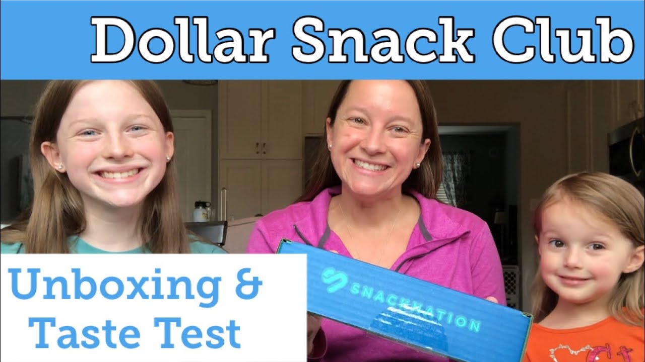 Dollar Snack Club Unboxing Taste Test Review SnackNation [October 2020]