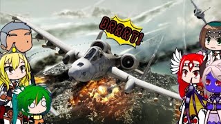 GATE/Rose knights React to Military weapon (A-10 Warthog)