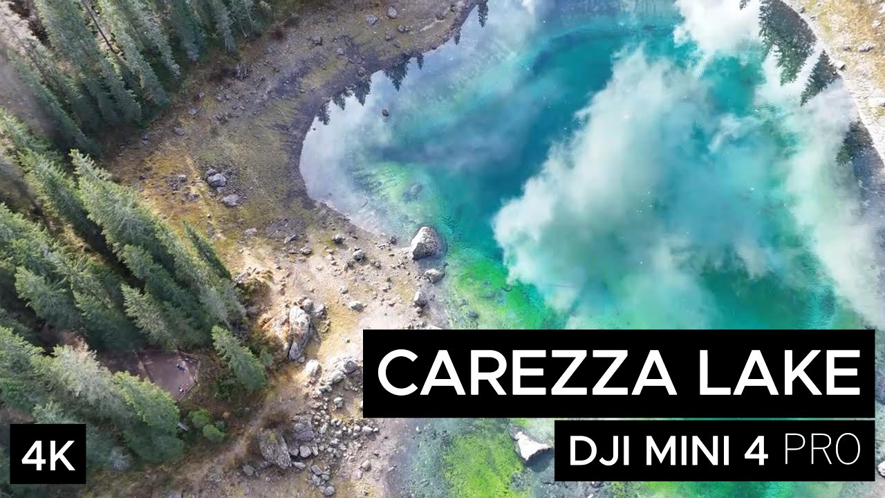 Carezza Lake, Dolomites Italy - [DJI Mini 4 Pro 60 FPS]