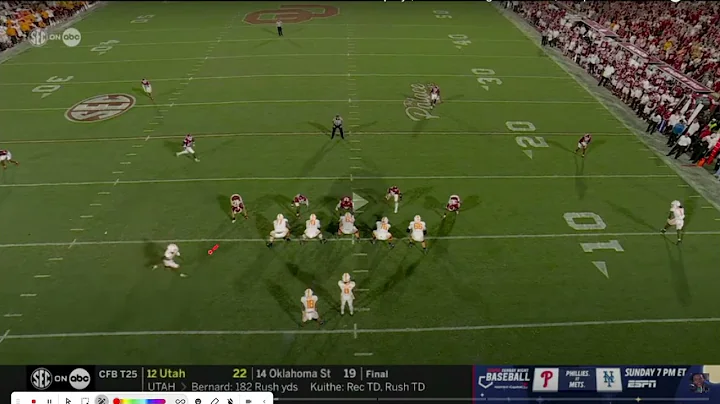 David Stone, lookie here starting to make some plays for the #Sooners.