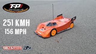 Arrma Limitless GT 251 km/h 156 mph 8S Speedrun