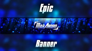 How To Make A Epic Youtube Banner On Android (PS Touch)