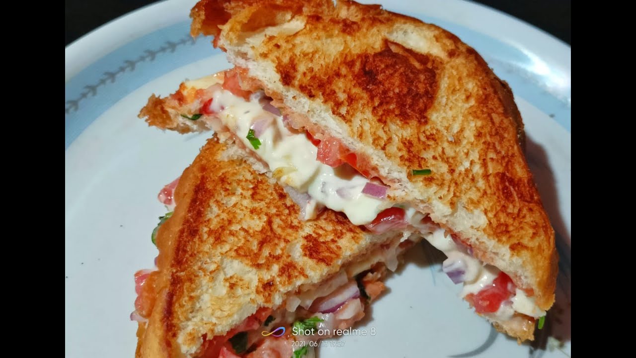Bread Sandwich Recipe Bread Mayonnaise Cheese Sandwich Bina's