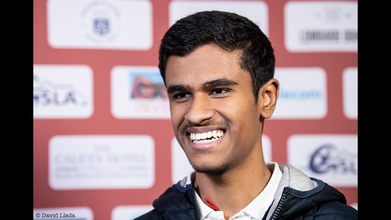 Lalith Babu upsets defending champion Cheparinov at Gibraltar Chess