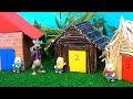 História dos Três Porquinhos Com Brinquedos e DIY Casa dos Três Porquinhos -Brinquedonovelinhas