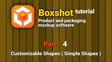 004. Customizable Shapes  ( Simple Shapes )  In Boxshot