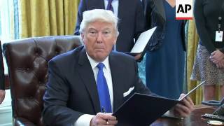 Trump Signs Executive Order on Oil Pipelines