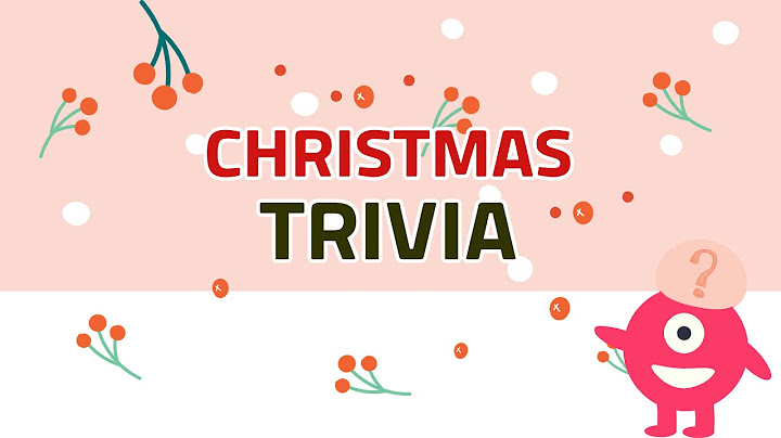 Christmas trivia multiple choice questions and answers