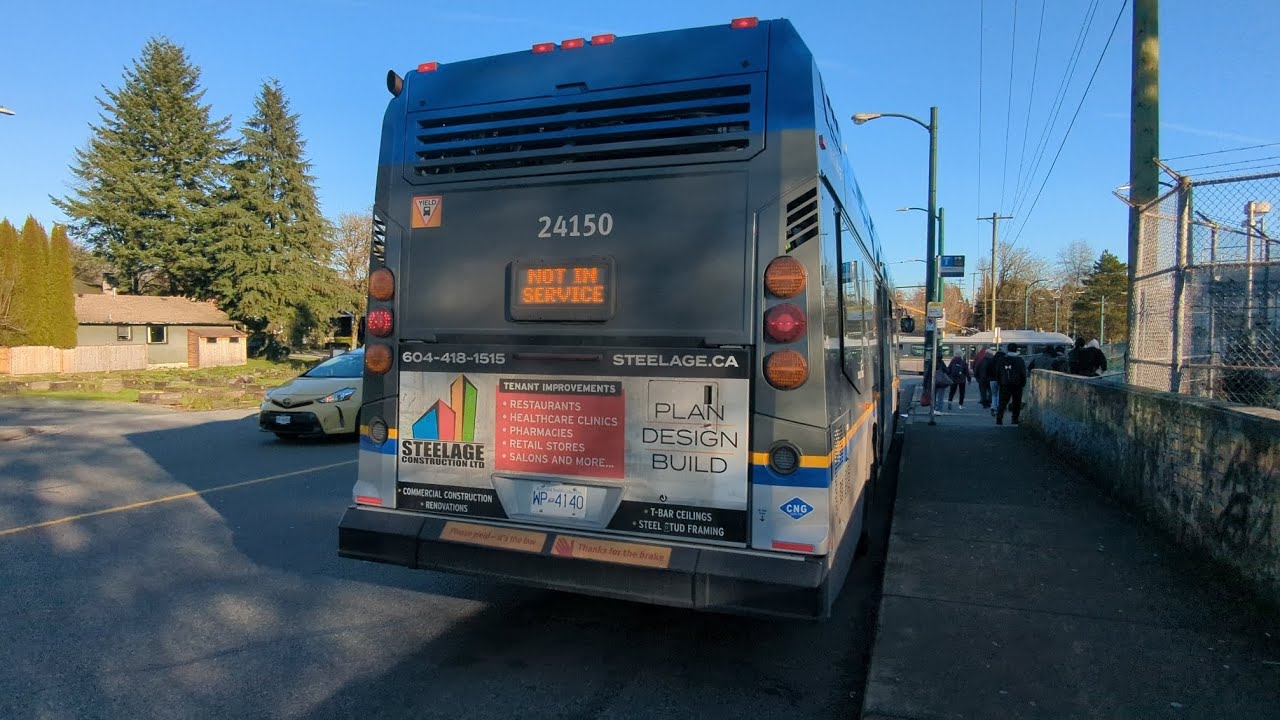 Translink CMBC 24150 on the 29 to 29th Ave Station 