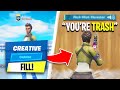 I Played CREATIVE FILL As A FAKE DEFAULT SKIN... (THEY GOT MAD)