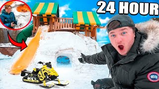 Worlds BIGGEST SNOW FORT 24 Hour CHALLENGE! The MEGA MOVIE! by Papa Jake 616,061 views 4 months ago 1 hour, 43 minutes
