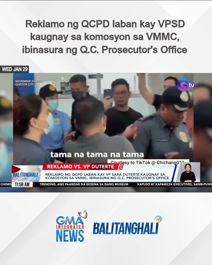 Reklamo ng QCPD laban kay VPSD kaugnay sa komosyon sa VMMC... | Balitanghali