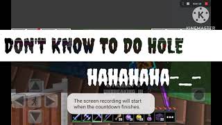 Hadog Was Chellanging Me In Hole