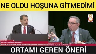 Dursun Özbek Divan Başkanına Ne Oldu Hoşuna Gitmedimi Galatasaray Divan Kurulu Toplantısı