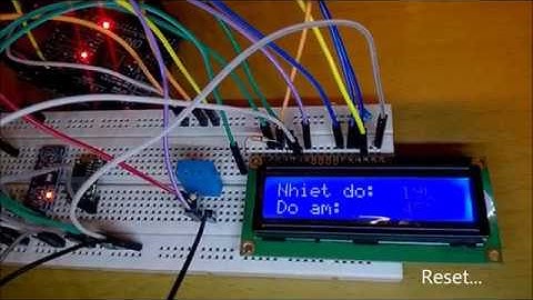 Nhiệt độ & độ ẩm với DHT11 + Arduino + LCD