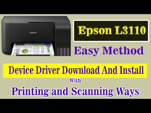 Epson L3110 Driver Download and Install