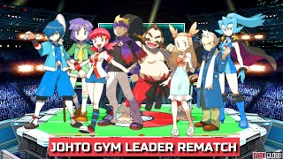 Pokémon HeartGold \& SoulSilver All JOHTO GYM LEADER Rematch