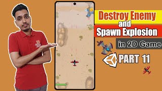 Destroy Enemy and Spawn Explosion- Plane Shooter Game Part11 screenshot 4