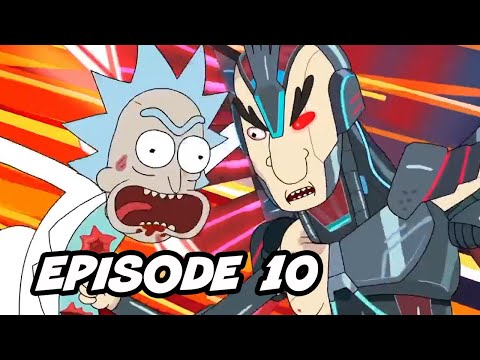 Rick and Morty Season 4 Episode 10 Finale - TOP 10 WTF and Easter Eggs