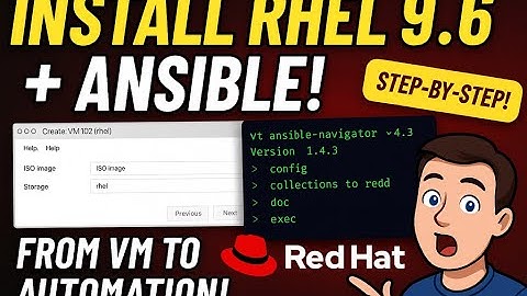 E02 - How to Install RHEL 9.6 + Ansible in Proxmox | Red Hat Dev License Guide!