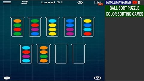 Ball Sort Puzzle - Color Sorting Games #4 - Level 31-40