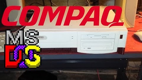 [Classic] Firing up the Compaq Prolinea 4100 486 Desktop Retro PC