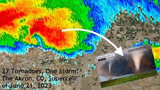 27 Tornadoes, One Storm: The Akron, CO, Supercell of June 21, 2023