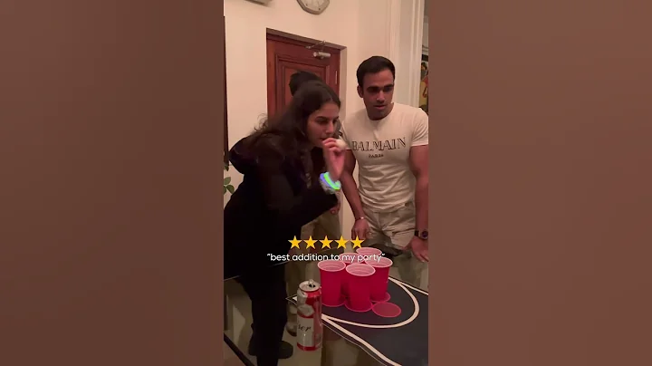 Level up your HOUSE PARTIES with Beer Pong Mat set by BOOZY HOUSE!!🍻