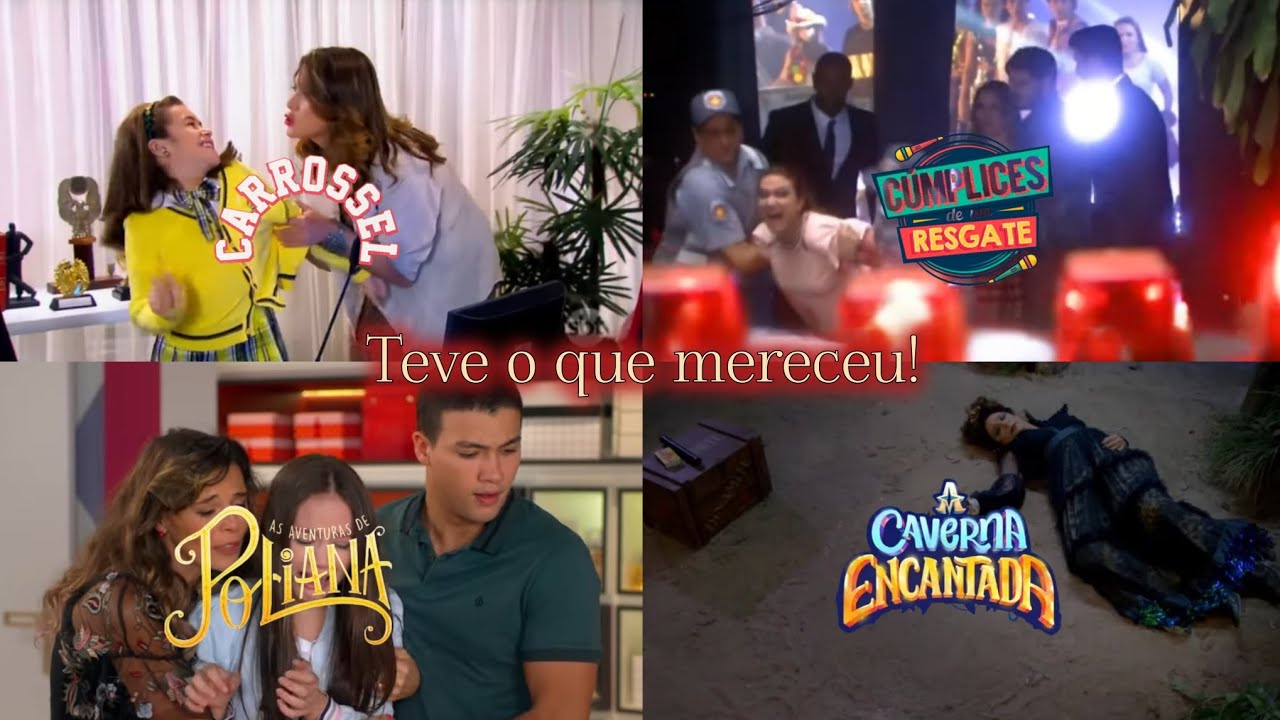 Vilões tendo o que merecem nas novelas do SBT