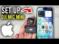 How To Set Up DJI Mic Mini Receiver On iPhone - Step By Step