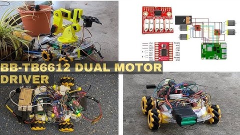 TB6612FNG motor controller Raspberry Pi circuit
