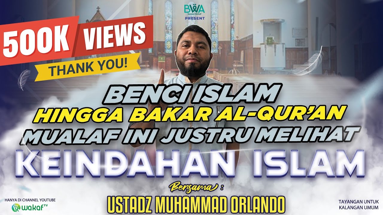 BENCI ISLAM HINGGA BAKAR AL-QUR'AN, MUALAF INI JUSTRU MELIHAT KEINDAHAN ISLAM | KISAH MUALAF