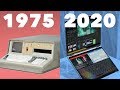 Evolution of Laptops (Portable Computers) 1975 - 2020